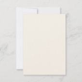 Blauwe Regency Cameo Bruiloft Save The Date (Achterkant)