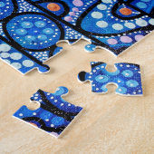 Blauwe reis puzzel (Zijkant)