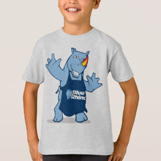 Blauwe Rhino "Rhino" jongens T-shirt