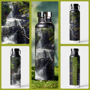 Blauwe Richel Bergen Waterval Waterfles