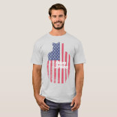 Blauwe Rijn "Amerikaanse tank" (kleur) T-shirt (Voorkant volledig)