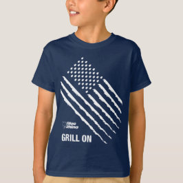 Blauwe Rijn "Amerikaanse vlag: Grill On" Kind T-shirt