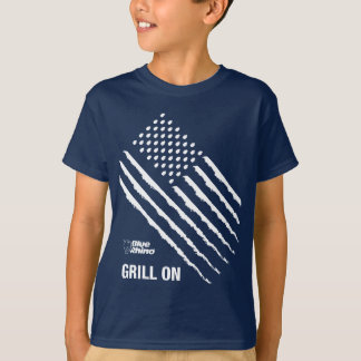 Blauwe Rijn "Amerikaanse vlag: Grill On" Kind T-shirt