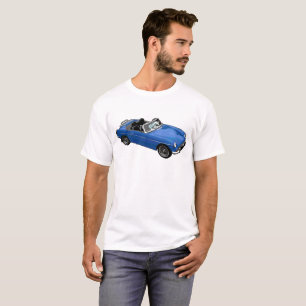 Blauwe roadster t-shirt