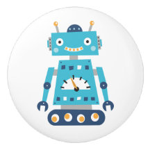 Blauwe robotoppen voor kinderen