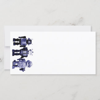 blauwe robots fotokaart