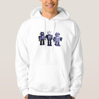blauwe robots zweet shirt