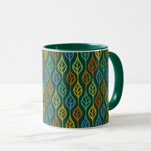 Blauwe rode Oranje groene Blauwgroen valkleppen Mok