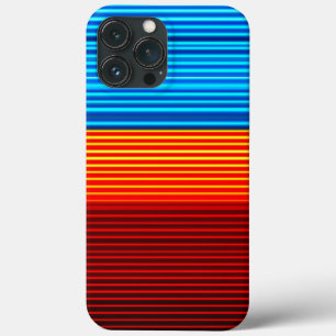 Blauwe rode strepen iPhone 13 pro max hoesje