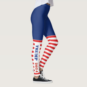 Blauwe & Rode Strepen Trump 2024 Leggings