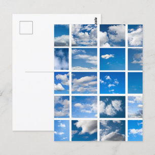 Blauwe rog briefkaart