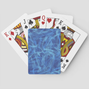 Blauwe roker pokerkaarten