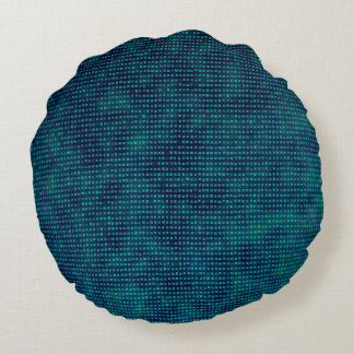 Blauwe Ronde Kussen