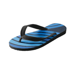 blauwe rondingen kinder teenslippers