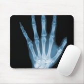 Blauwe röntgenplaat muismat (Met muis)