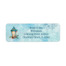 Blauwe roodrootkaars met Pinecones Return