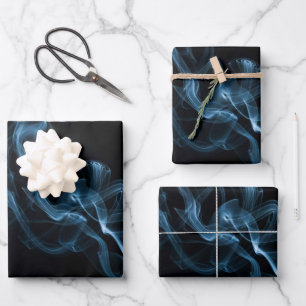 Blauwe Rook Inpakpapier Vel