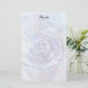 Blauwe Roos Briefpapier
