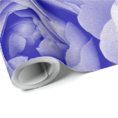 Blauwe roos cadeaupapier (Rol Hoek)