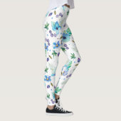 Blauwe roos leggings (Rechts)