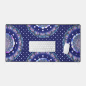 blauwe rosace bureaumat (Keyboard & Muis)