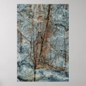 Blauwe rots poster (Voorkant)