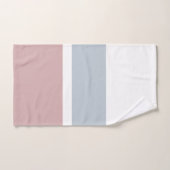 blauwe roze bad handdoek (Handdoek)