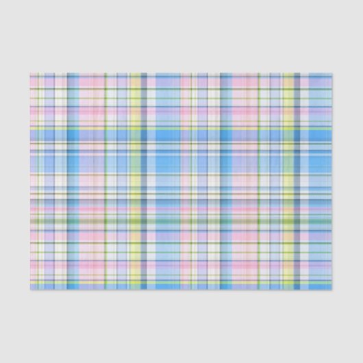 Blauwe roze gele katheter tissuepapier (Voorkant)