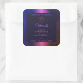 Blauwe roze Paarse marmer Product Labels - Roos ve (Tas)