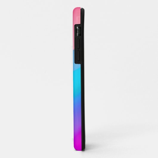 Blauwe roze waterverf abstracte pastel Case-Mate iPhone case (Achterkant/links)