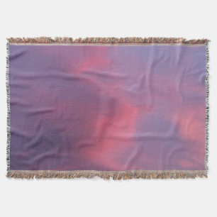 Blauwe Roze Wolken Deken