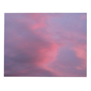 Blauwe Roze Wolken Notitieblok