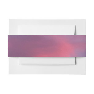 Blauwe Roze Wolken Uitnodigingen Wikkel