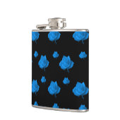 Blauwe Rozen Heupfles (Links)