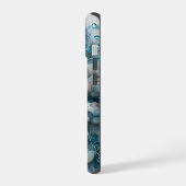 Blauwe Rozen iPhone 15 Hoesje (Linkerkant)