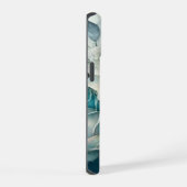 Blauwe Rozen iPhone 15 Hoesje (Rechterkant)