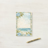Blauwe Rozen Lijsten de oceaan Post-it® Notes (Op bureau)
