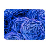 Blauwe Rozen Magneet (Horizontaal)
