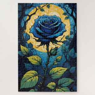Blauwe Rozen wijnstokken 3 Legpuzzel