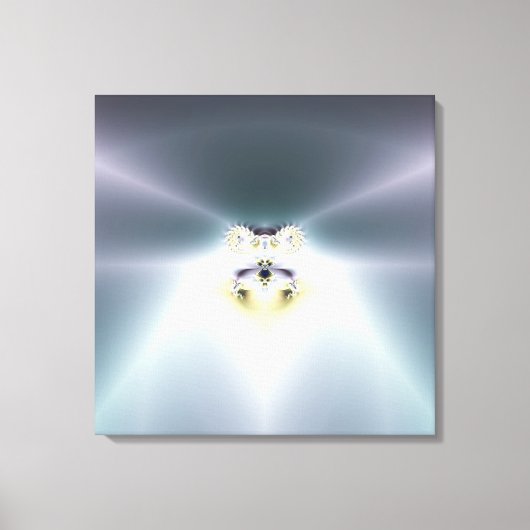 Blauwe ruimte canvas afdruk (Voorkant)