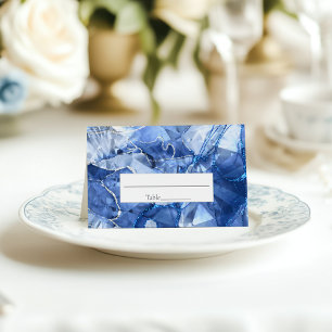 Blauwe saffier edelsteen gesneden bruiloft