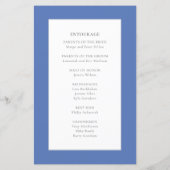 Blauwe saffier edelsteen huwelijksprogramma's (Achterkant)