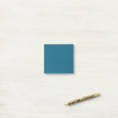 Blauwe saffier (effen kleur)  post-it® notes (Op bureau)