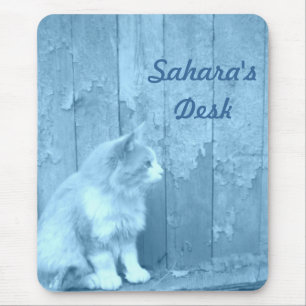 Blauwe Sahara (Kat) Muismat *PERSONALIZE*