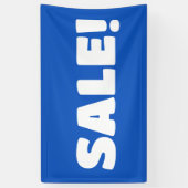 Blauwe SALE! Banner (Verticaal)