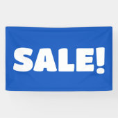 Blauwe SALE! Banner (Horizontaal)