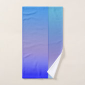 Blauwe schaduw bad handdoek (Handdoek)