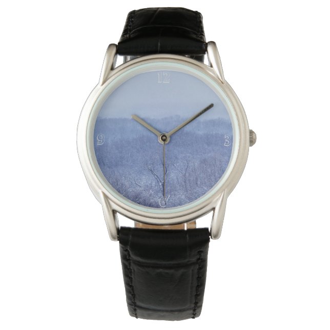 Blauwe schaduw horloge (Voorkant)
