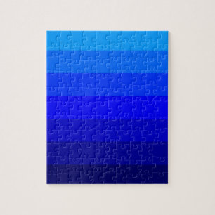 Blauwe schaduw legpuzzel