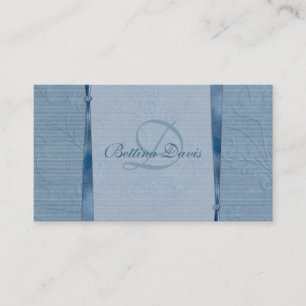 Blauwe schaduw visitekaartje